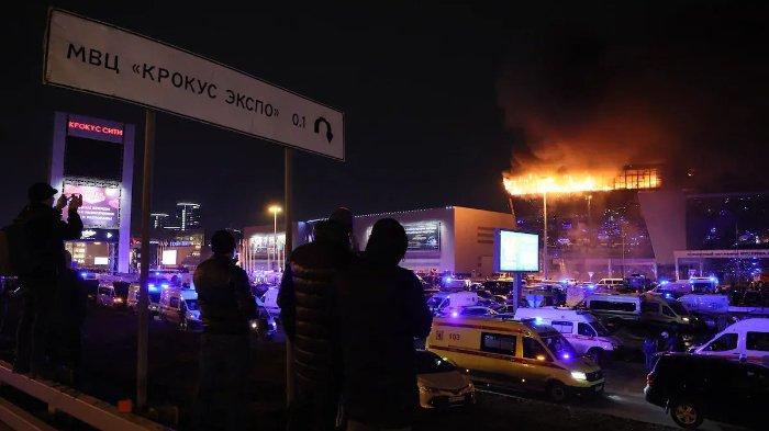 Kronologi Penembakan Massal di Moskow, 5 Pria Bersenjata Serbu Gedung Konser dan Tembaki Pengunjung